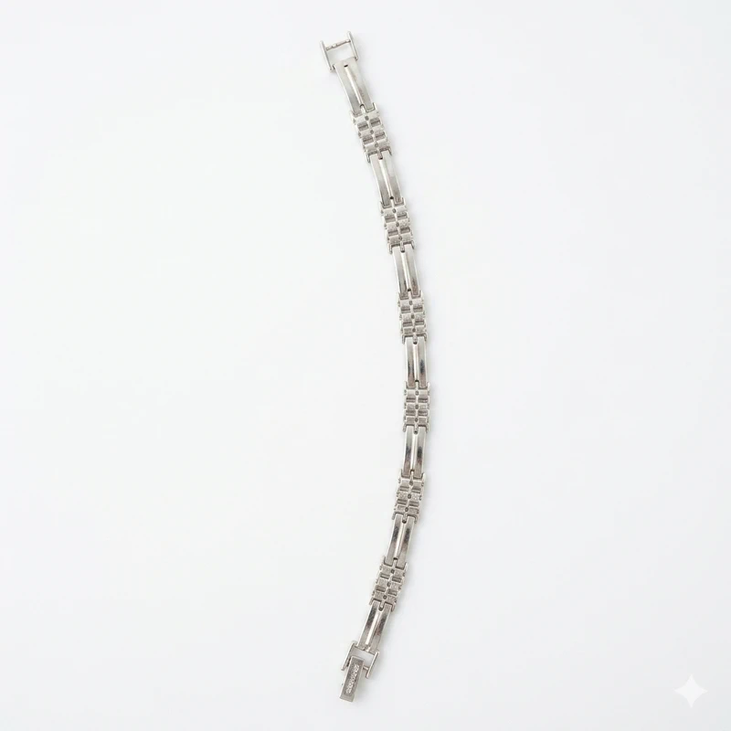 925 silver geometric link bracelet 925 silver geometric link bracelet