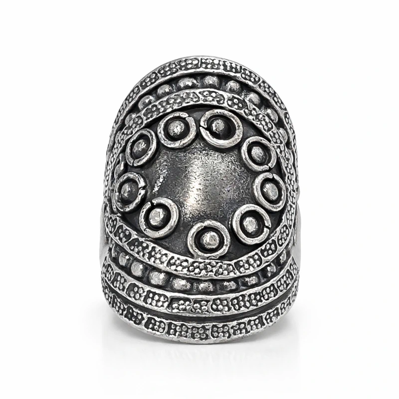 925 silver vintage oxidized statement ring 925 silver vintage oxidized statement ring
