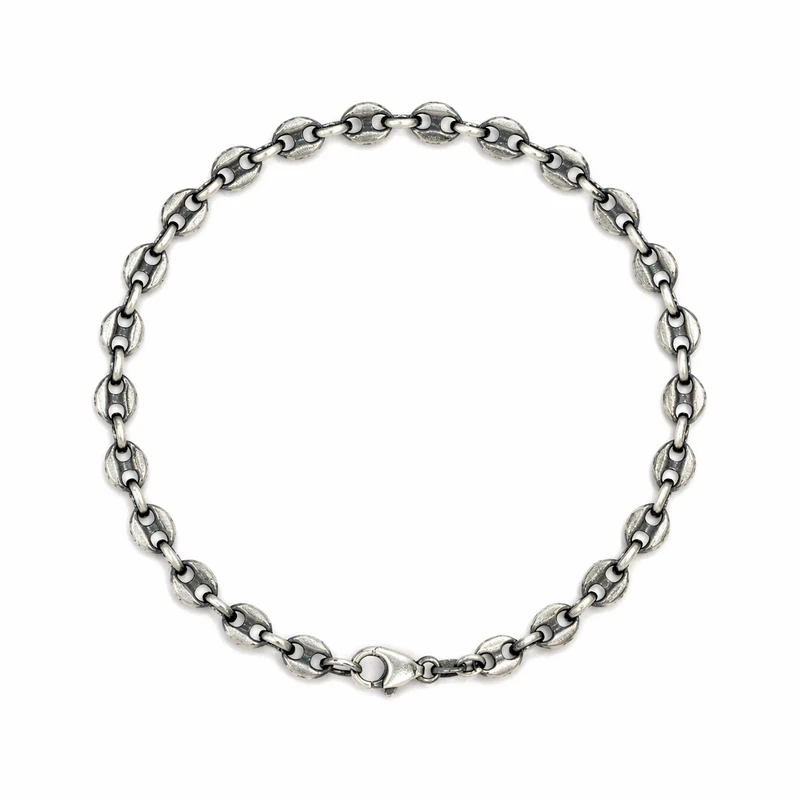 925 silver vintage link chain bracelet 925 silver vintage link chain bracelet