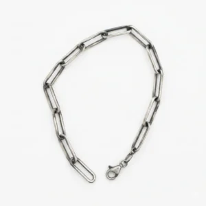 925 silver oversized link chain bracelet