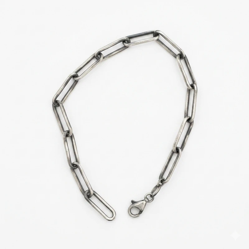 925 silver oversized link chain bracelet 925 silver oversized link chain bracelet