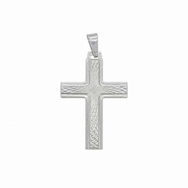 925 silver textured cross pendant 925 silver textured cross pendant