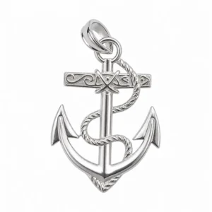 925 silver anchor pendant