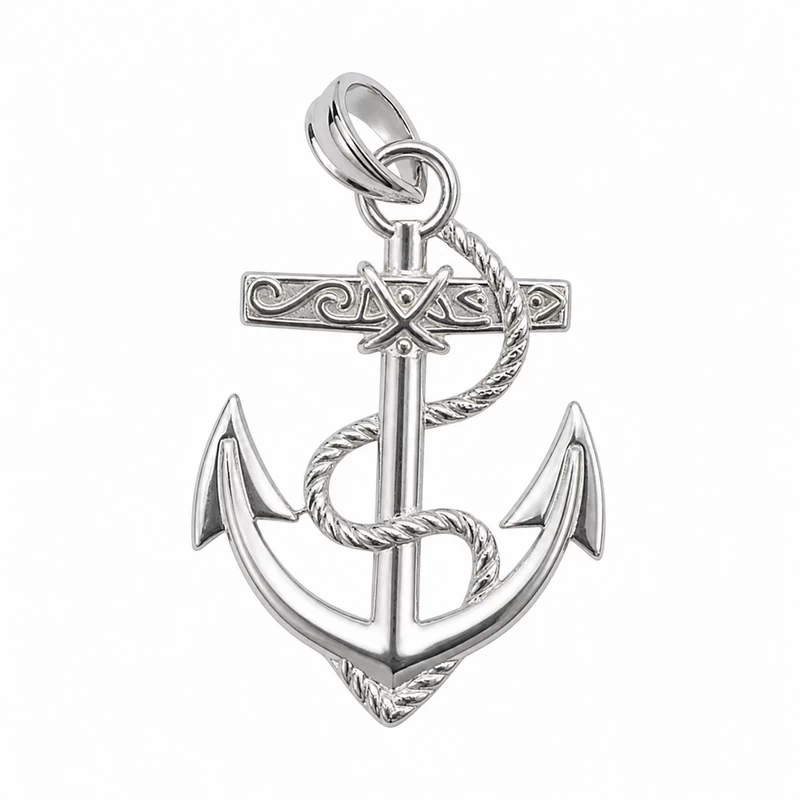 925 silver anchor pendant 925 silver anchor pendant
