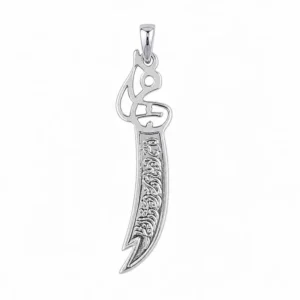 925 silver arabic sword pendant