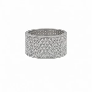 925 silver stardust band ring
