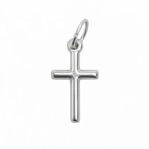 925 silver minimal cross pendant
