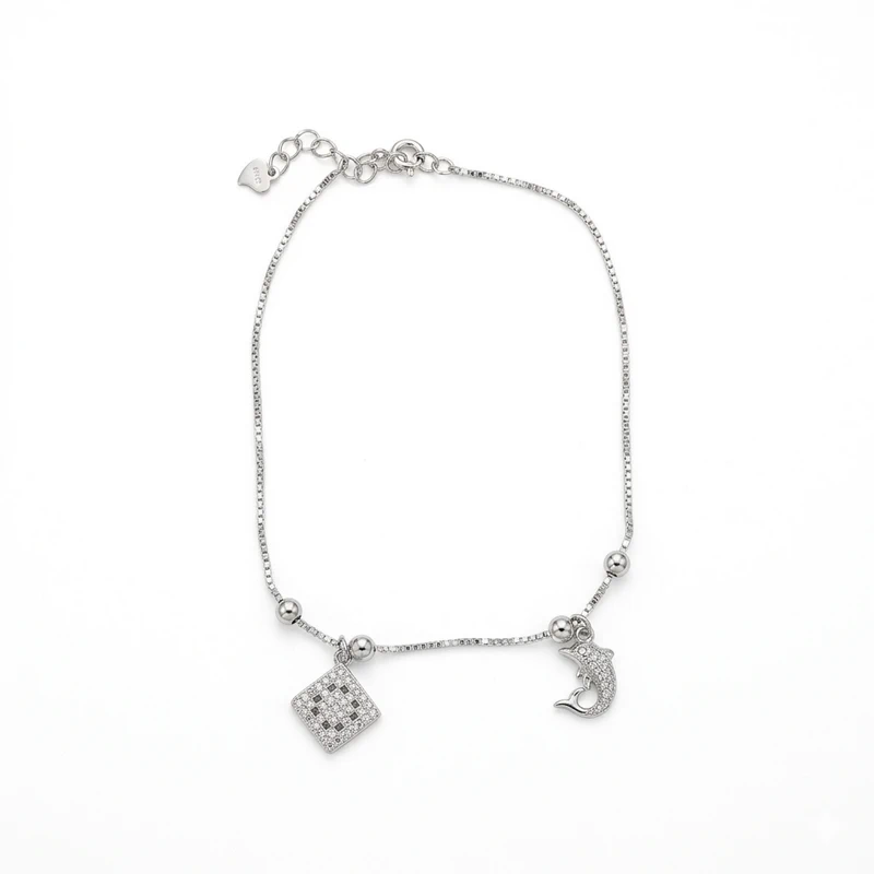 925 silver lucky charms anklet 925 silver lucky charms anklet