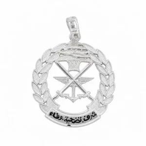 925 silver military pendant