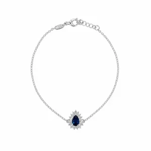 925 silver blue glow bracelet