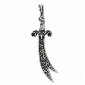 925 silver arabic sword pendant