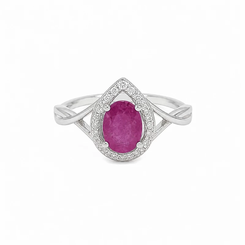 925 silver ruby halo ring 925 silver ruby halo ring