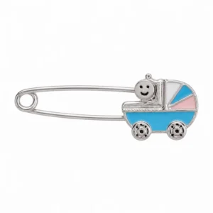 baby stroller safety pin brooch