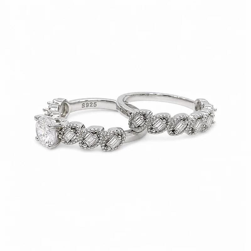 925 silver infinite spark ring set 925 silver infinite spark ring set