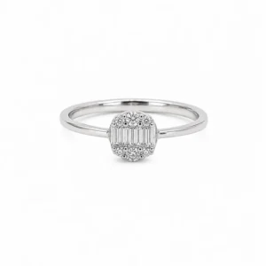 925 silver deco spark ring