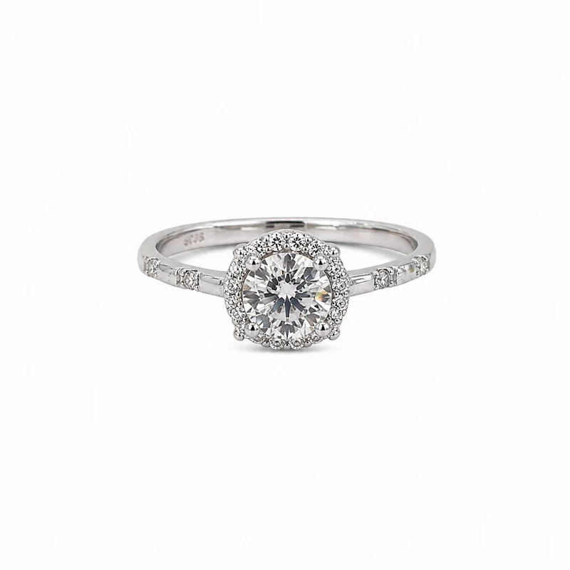 925 silver halo solitaire ring 925 silver halo solitaire ring