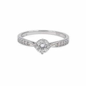 925 silver classic zircon ring
