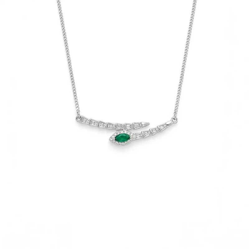 925 silver emerald eye necklace 925 silver emerald eye necklace